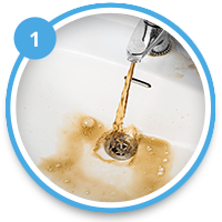 Suyun İçerisindeki Kum, Pas ve Çamurun Temizlenmesi